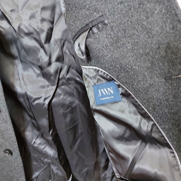 Nordstrom Signature Men's Trim Fit Wool & Cashmere Overcoat - Picture 8 of 10